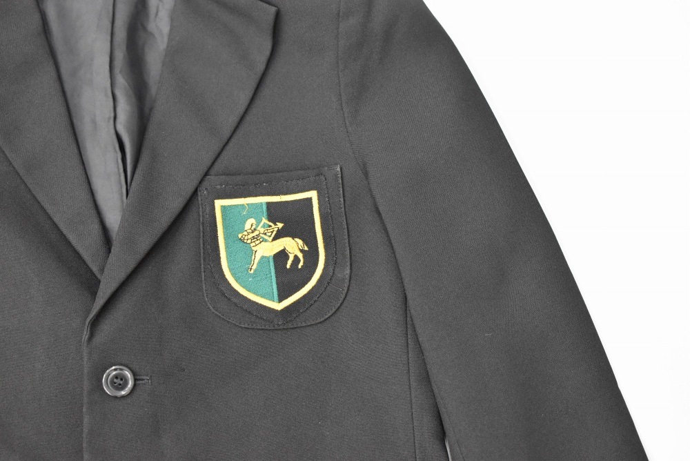 109243  [TA]ヴィンテージ 「MARKS & SPENCER」スクールジャケット MADE IN ENGLAND 黒