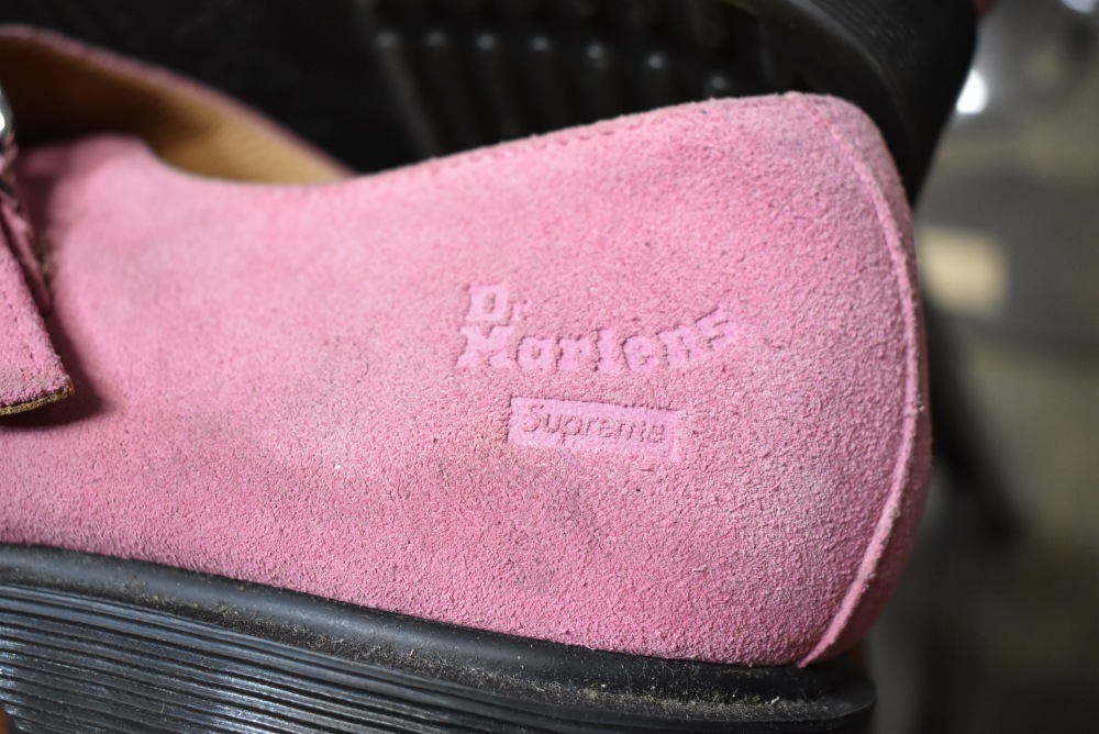 [ED]109433 ヴィンテージ シューズ「 ドクターマーチン 」「シュプリーム」Dr.martens × supreme ラバーソール MADE IN VIETNAM