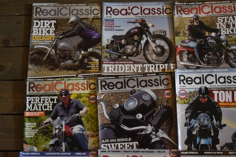 B0886 「Real Classic」 リアルクラシック　12冊セット　ヴィンテージ　モーターサイクル誌　古本　雑誌