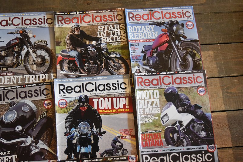 B0886 「Real Classic」 リアルクラシック　12冊セット　ヴィンテージ　モーターサイクル誌　古本　雑誌