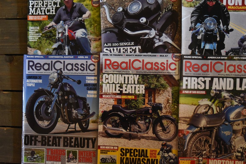 B0886 「Real Classic」 リアルクラシック　12冊セット　ヴィンテージ　モーターサイクル誌　古本　雑誌