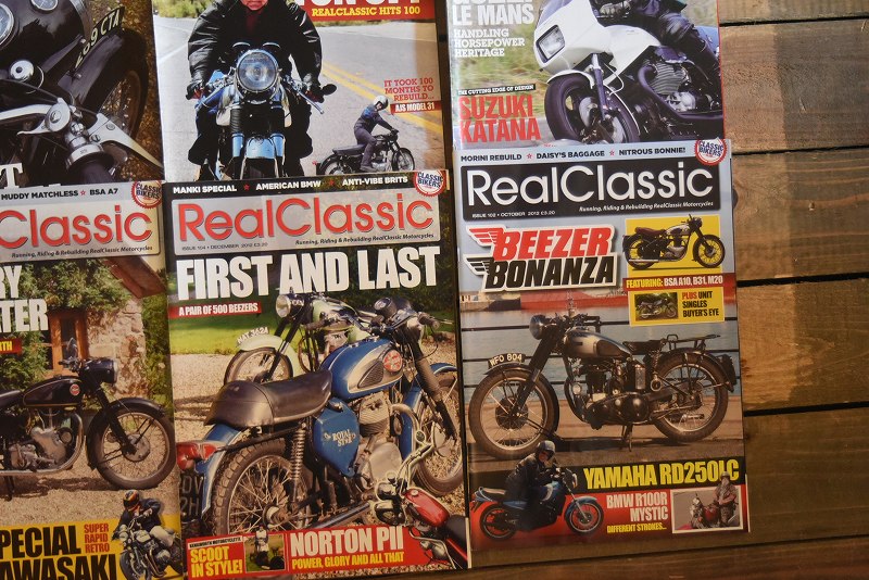 B0886 「Real Classic」 リアルクラシック　12冊セット　ヴィンテージ　モーターサイクル誌　古本　雑誌