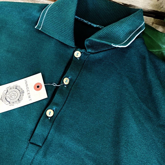 105910 ヨーロッパ　ニットポロ　シャツ