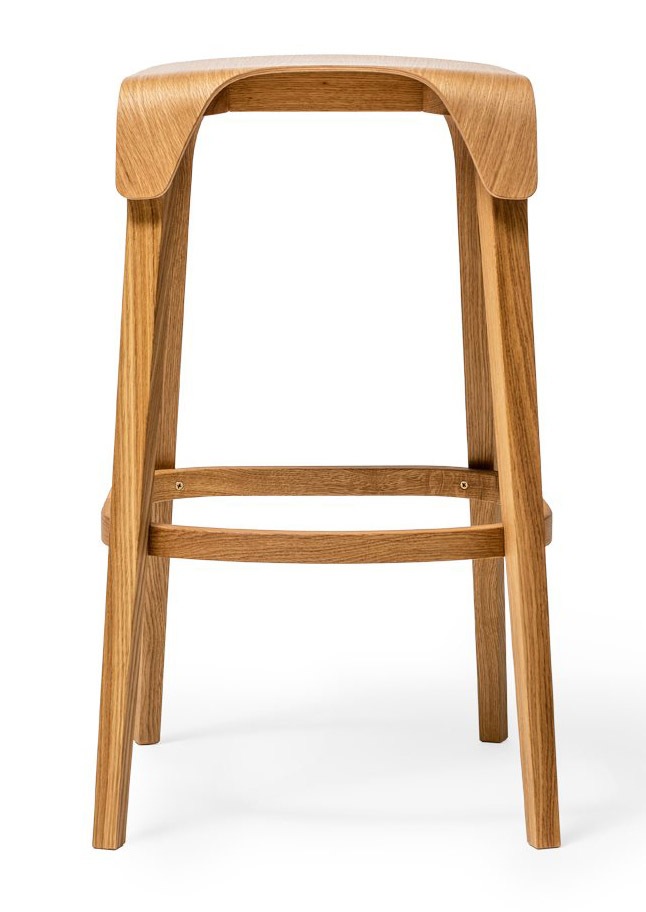TON　BAR STOOL Leaf　371438　ミリタリーグリーン　マリーンブルー　ホワイト