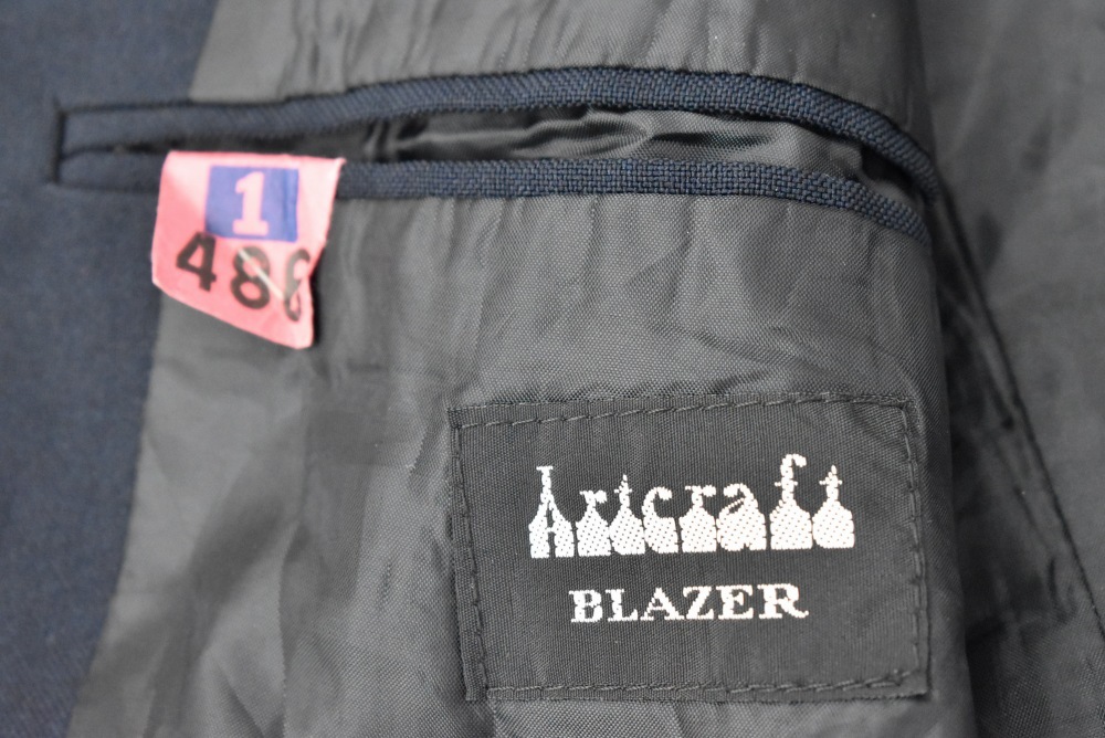 109237  [TA]ヴィンテージ 「ARTCRAFT BLAZER」スクールジャケット MADE IN ENGLAND ネイビー