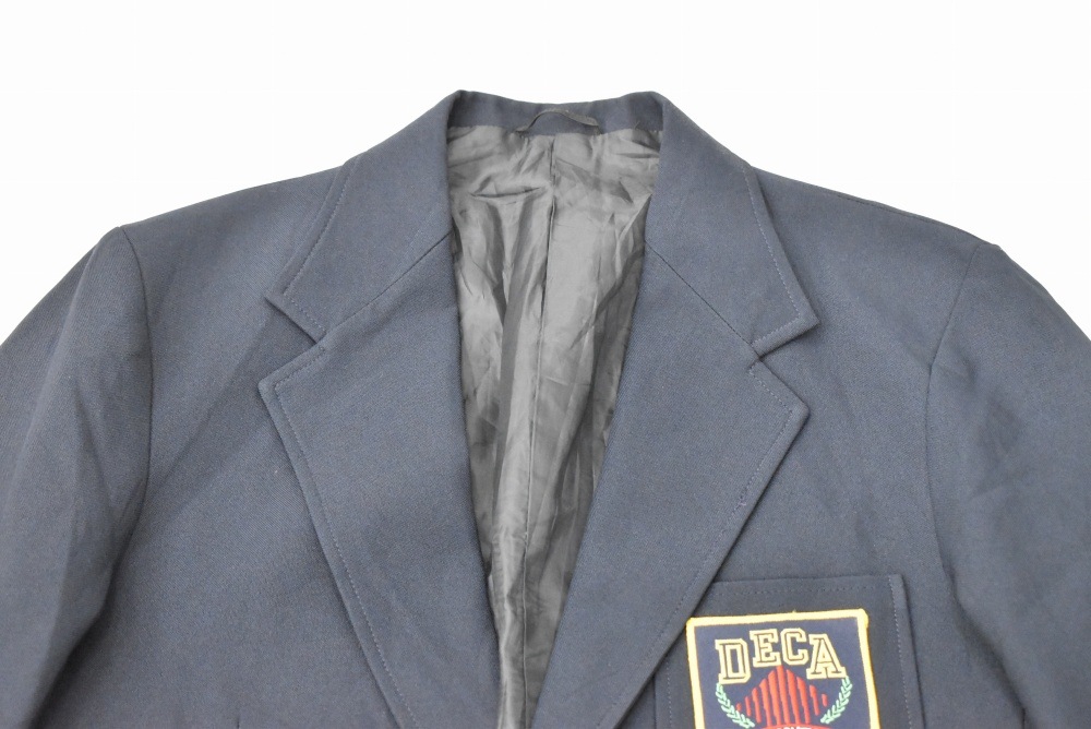 109237  [TA]ヴィンテージ 「ARTCRAFT BLAZER」スクールジャケット MADE IN ENGLAND ネイビー