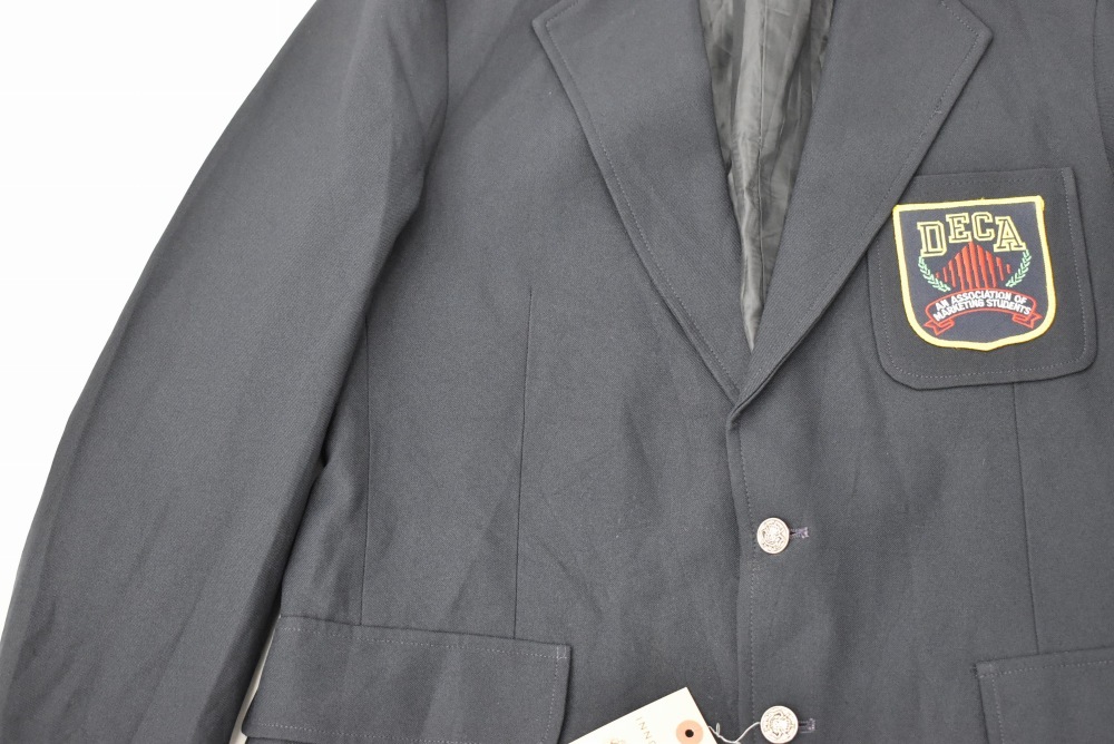 109237  [TA]ヴィンテージ 「ARTCRAFT BLAZER」スクールジャケット MADE IN ENGLAND ネイビー