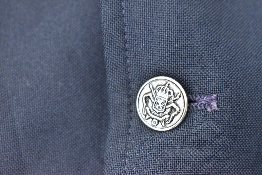 109237  [TA]ヴィンテージ 「ARTCRAFT BLAZER」スクールジャケット MADE IN ENGLAND ネイビー