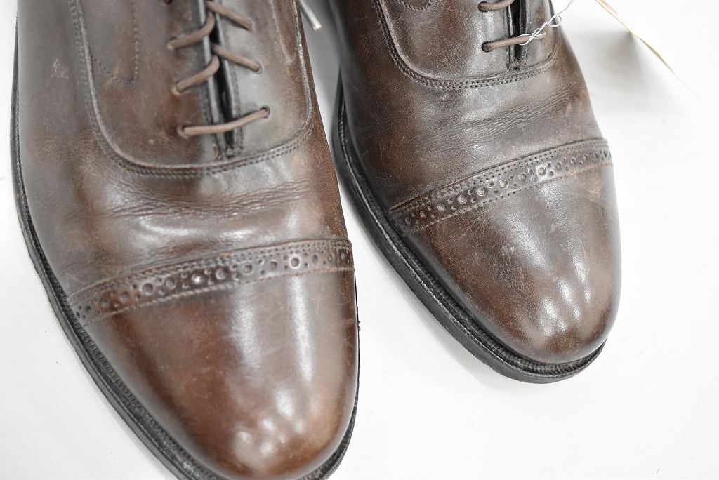 109806 「JOHNSTON & MURPHY」レザーシューズ  内羽根 SIZE 9