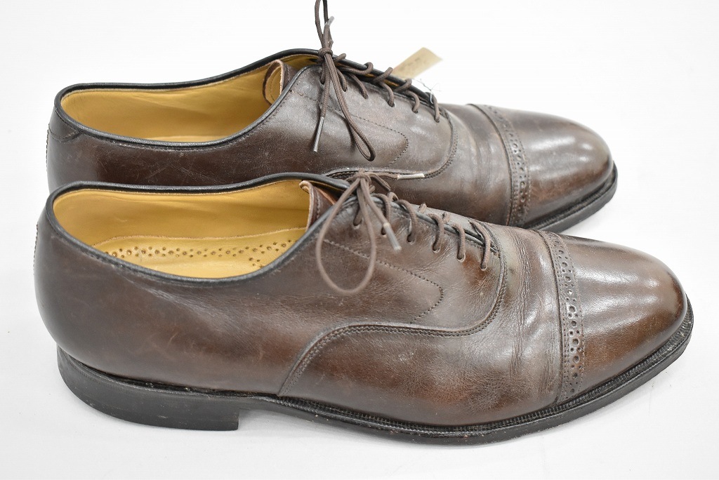 109806 「JOHNSTON & MURPHY」レザーシューズ  内羽根 SIZE 9