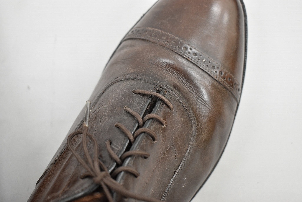 109806 「JOHNSTON & MURPHY」レザーシューズ  内羽根 SIZE 9