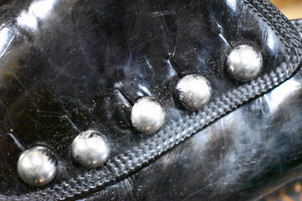 109559「SIDS by Moya bowier」ボタンシューズ SIZE 9 1/2 made in Porutogaru