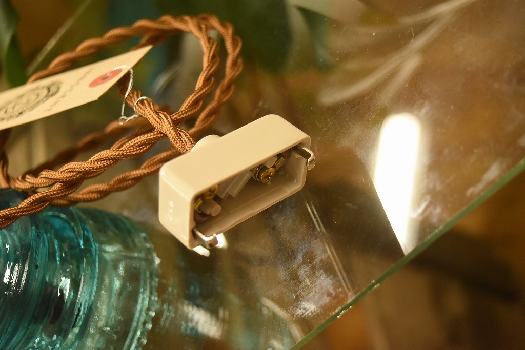 104796 インダストリアル　ガラスインシュレーター　ランプ　照明　USA　　碍子　i009