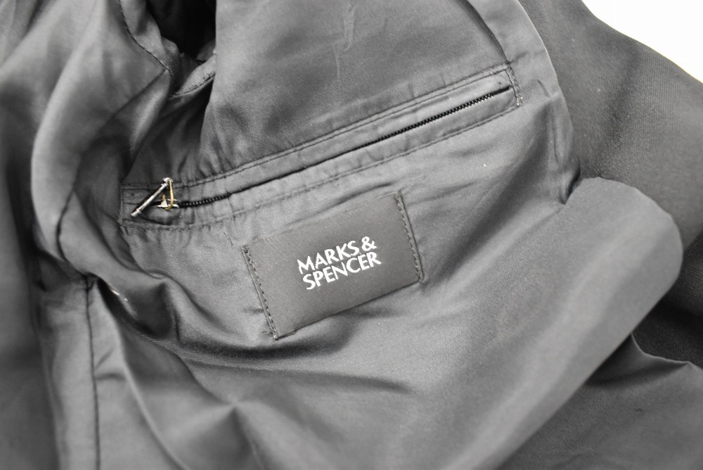 109235  [TA]ヴィンテージ 「MARKS & SPENCER」スクールジャケット MADE IN ENGLAND 黒