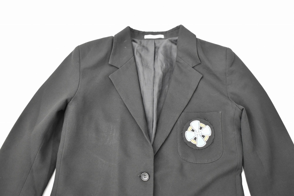109235  [TA]ヴィンテージ 「MARKS & SPENCER」スクールジャケット MADE IN ENGLAND 黒