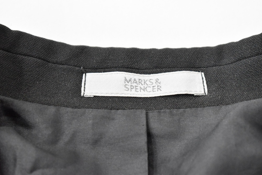 109235  [TA]ヴィンテージ 「MARKS & SPENCER」スクールジャケット MADE IN ENGLAND 黒