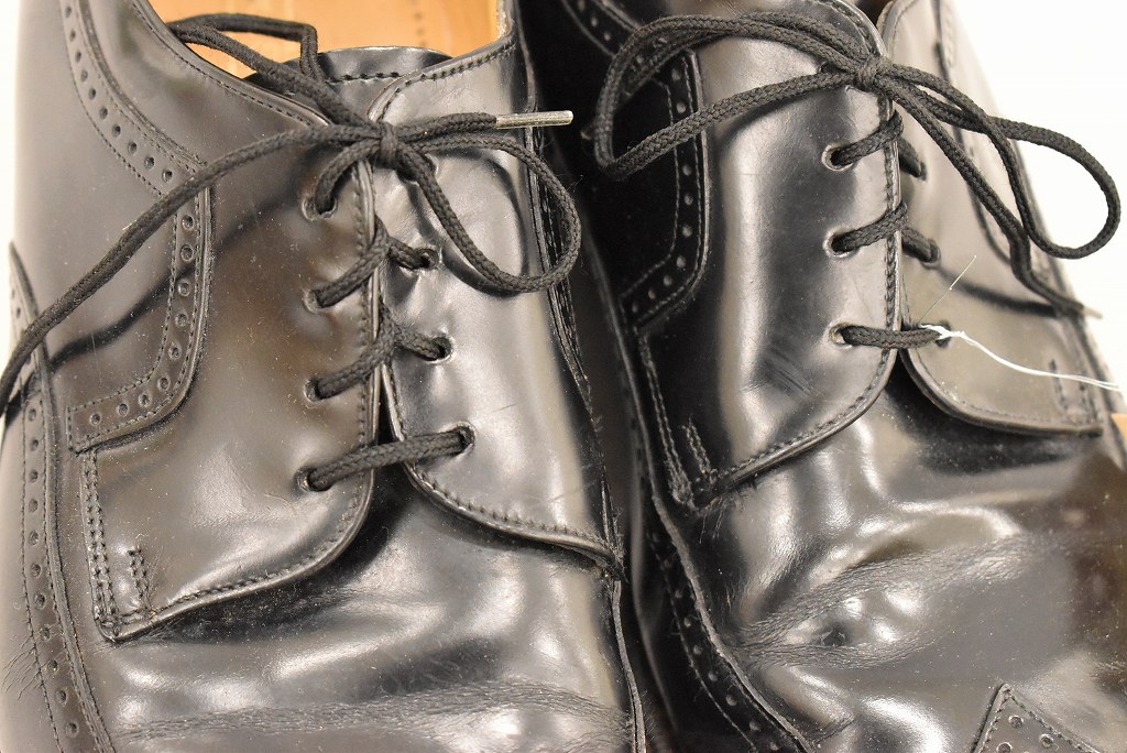 109810 「JOHNSTON & MURPHY」レザーシューズ  外羽根 SIZE 9 D
