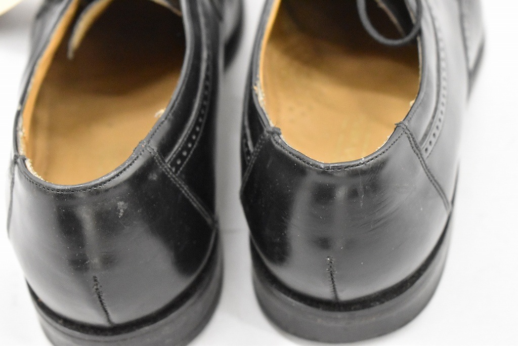 109810 「JOHNSTON & MURPHY」レザーシューズ  外羽根 SIZE 9 D