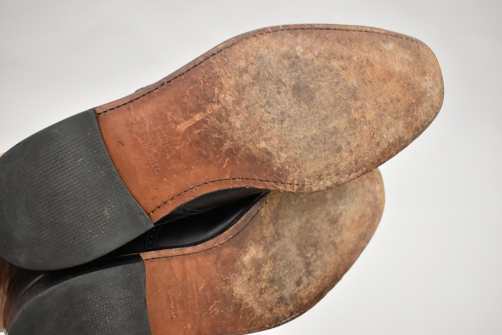 109810 「JOHNSTON & MURPHY」レザーシューズ  外羽根 SIZE 9 D
