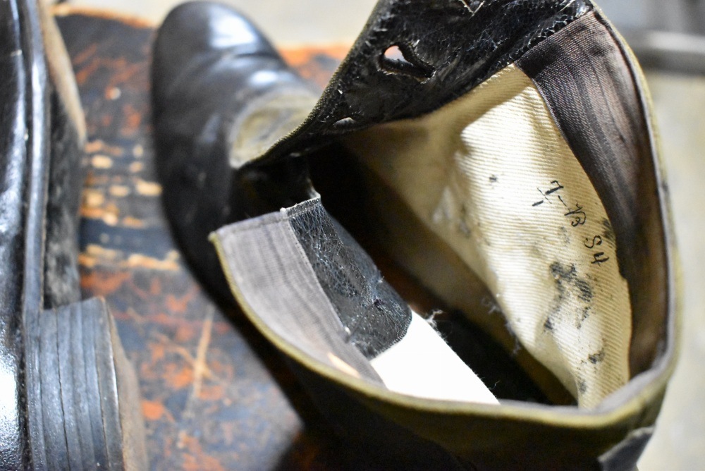 109560「STETSON SHOE」ヴィンテージ コンビ ボタンブーツ