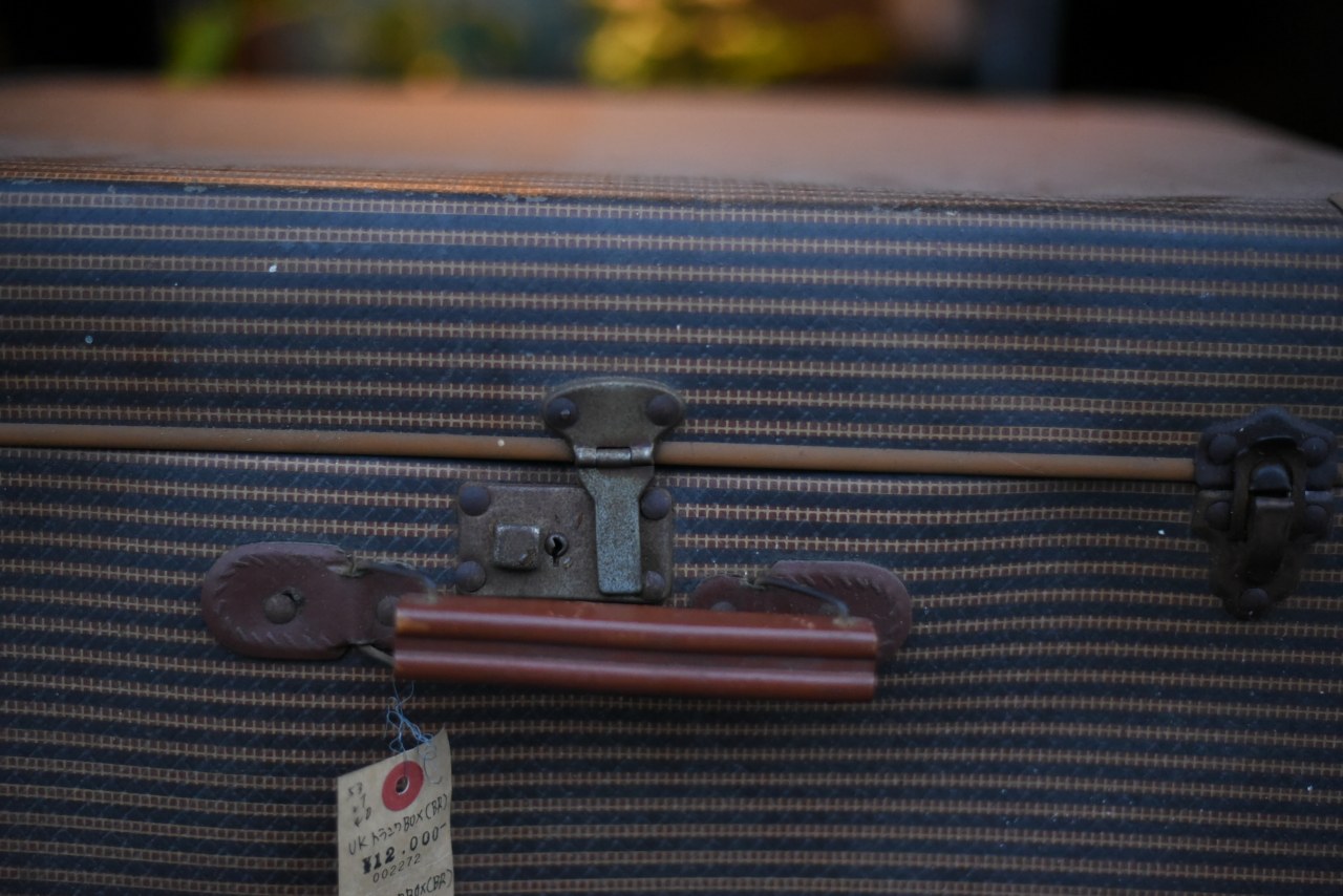 002272 UK ヴィンテージ トランクケース ボックス　