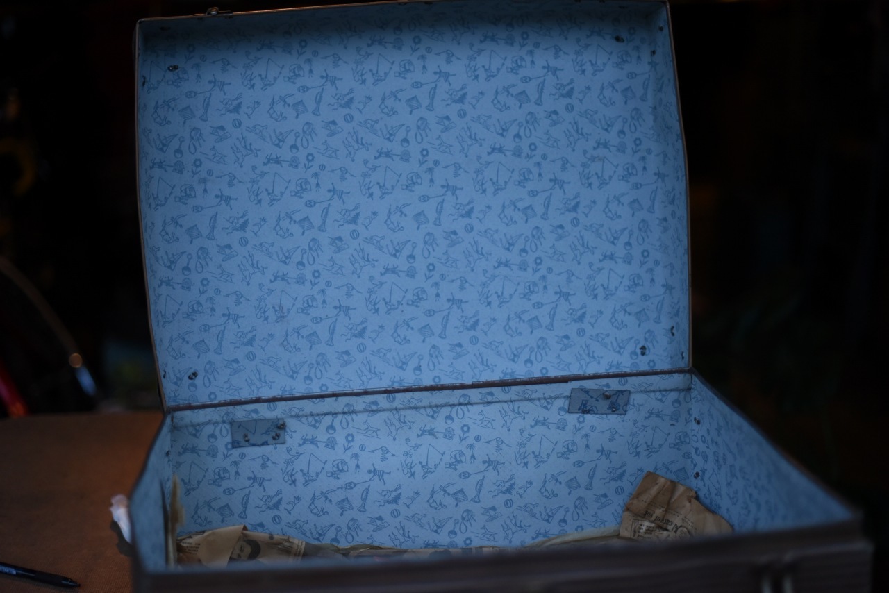 002272 UK ヴィンテージ トランクケース ボックス　