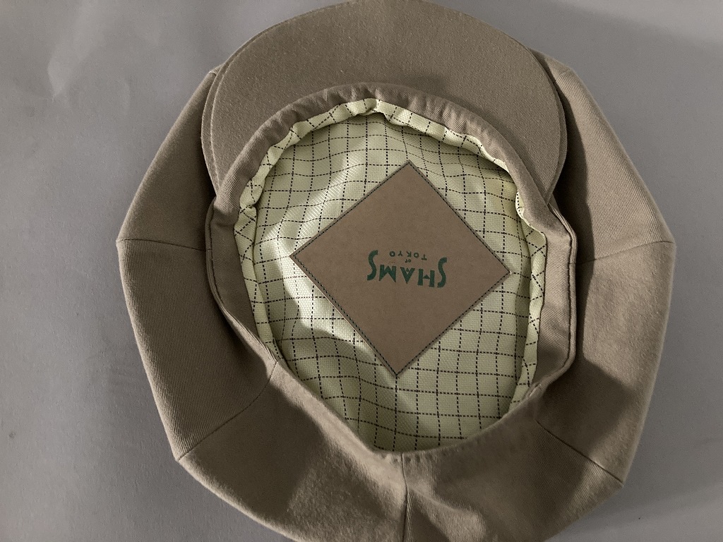 「SHAMS & INNOCENT」 PANCAKE CAP size:58cm/M/size:60cm/L