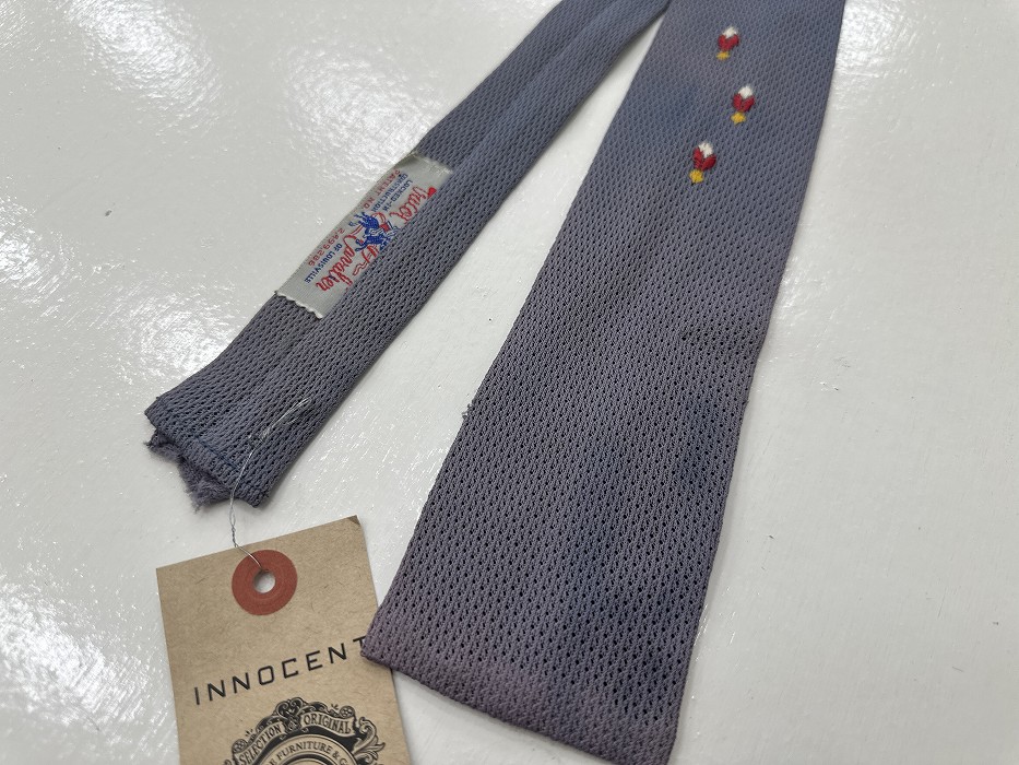 108197 trucot cordier ヴィンテージ ネクタイ  スクエアタイ