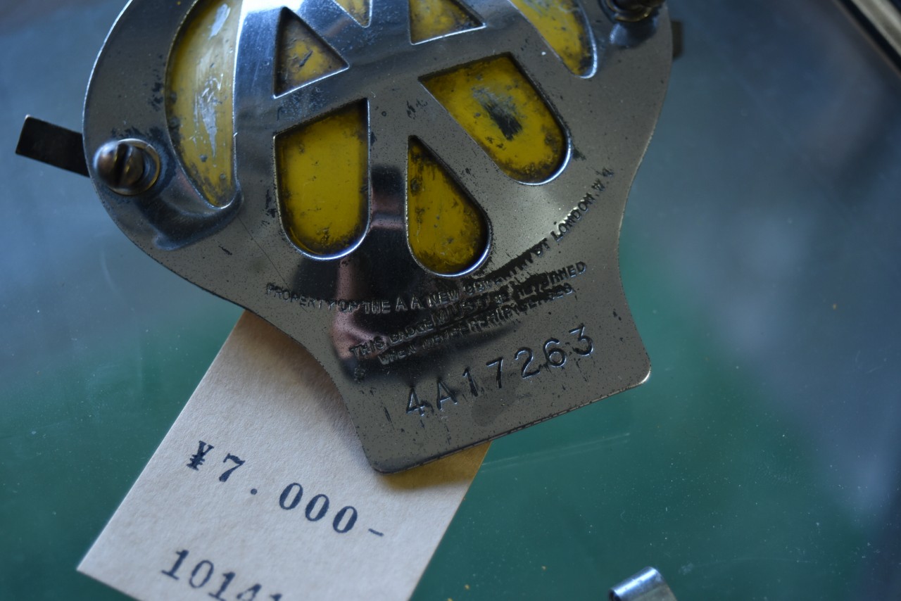 101411 UK ヴィンテージ　AA Automobile Association カーバッチ