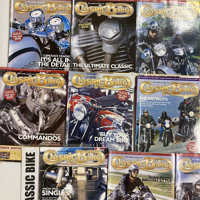 B4382 2002 11冊セット 「CLASSIC BIKE」 クラシックバイク 英国 旧車雑誌