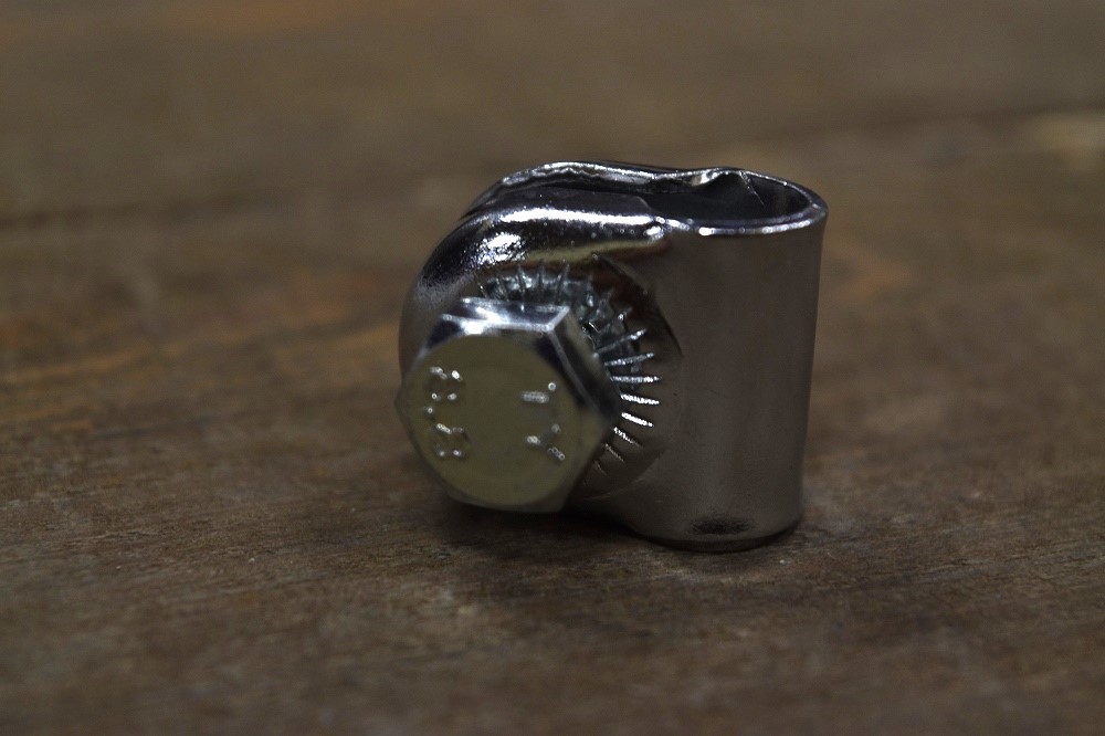 107136 英国 ENGLAND MIRROR CLAMP D CLIP　アクセサリー　Dクリップ ミラークランプ クラシックカー　