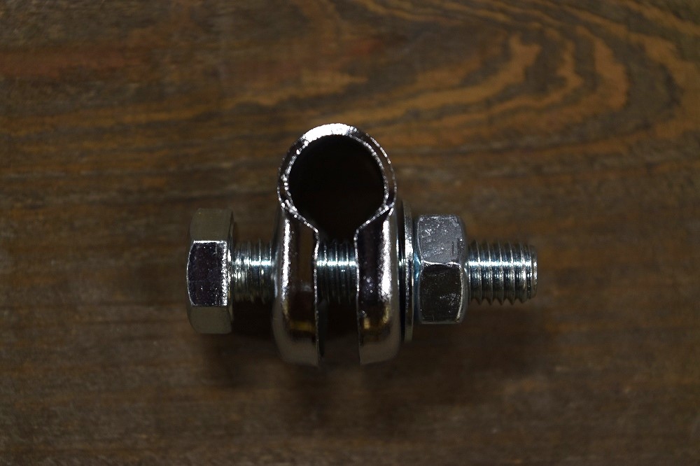 107136 英国 ENGLAND MIRROR CLAMP D CLIP　アクセサリー　Dクリップ ミラークランプ クラシックカー　