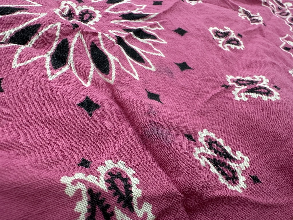 107869 ヴィンテージ　バンダナ　スカーフ  MADE IN USA