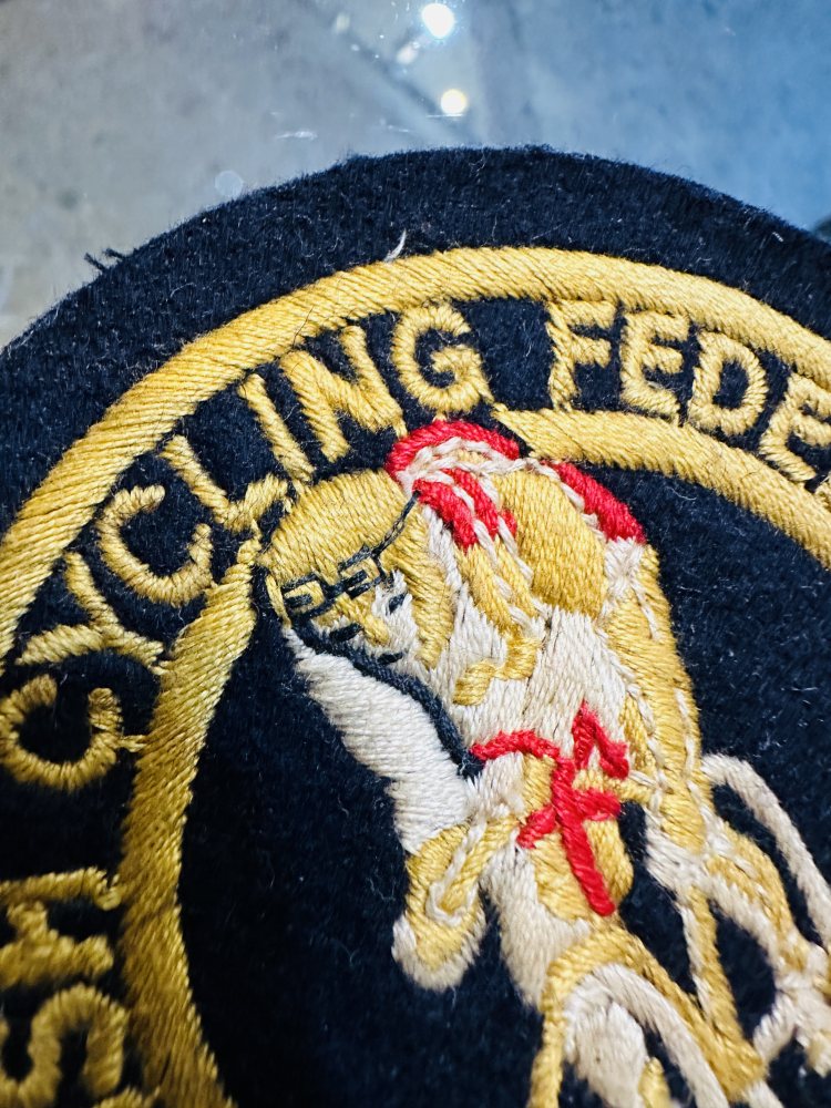 108880 「BRITISH CYCLING FEDERATIONS」イギリス自転車連盟 刺繍