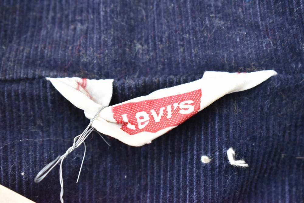 109204  [TA]ヴィンテージ 70s「Levi's」コーデュロイジャケット  ネイビー
