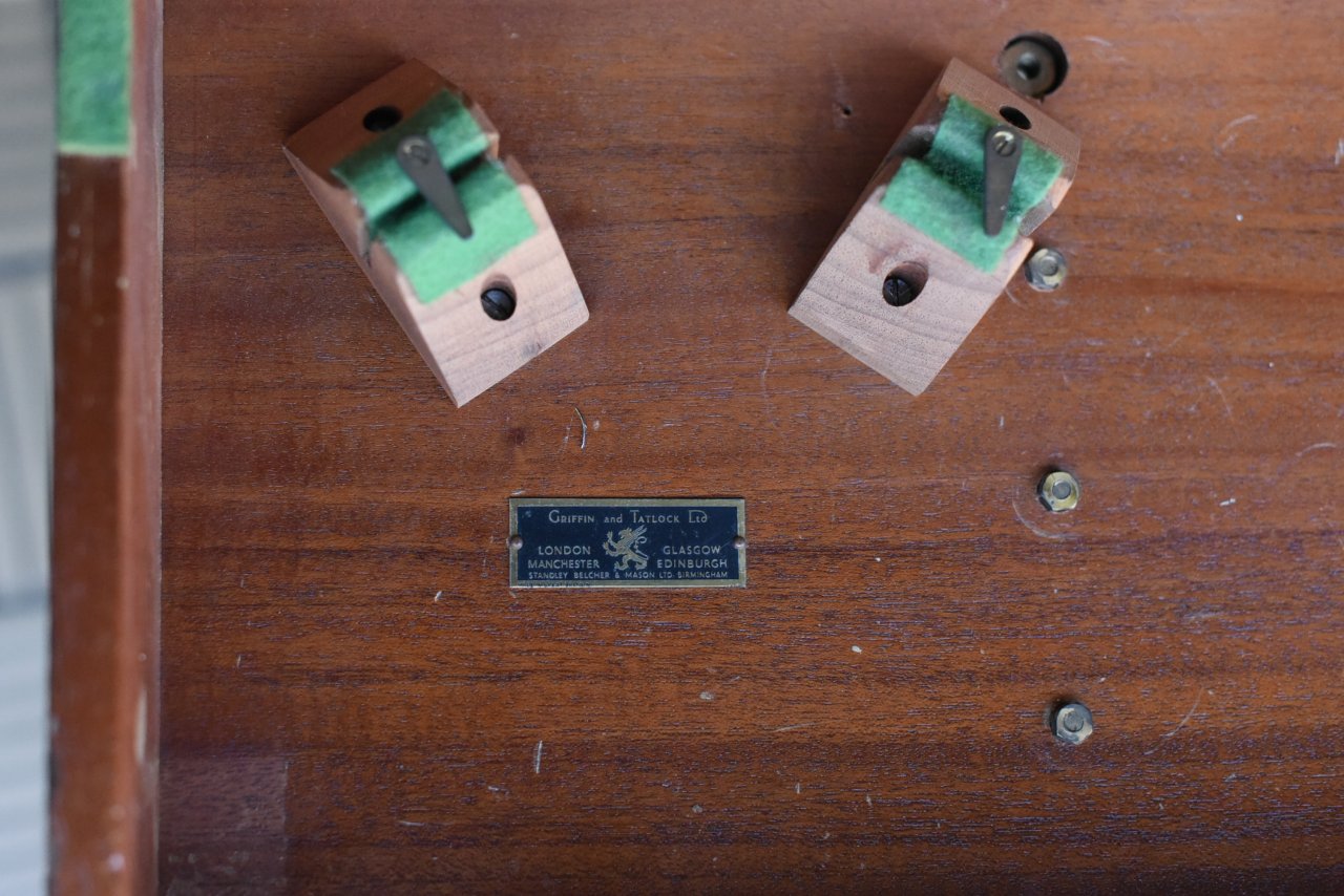 102773  ヴィンテージ ウッドボックス　木箱　真鍮