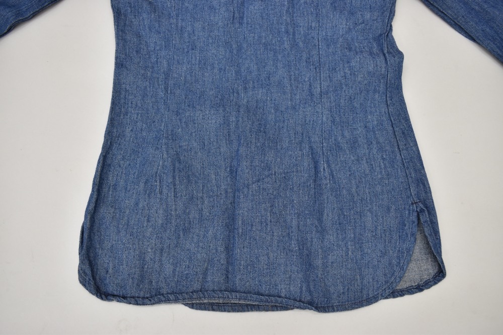 108572 1970s VINTAGE LEVI'S デニム ウエスタンシャツ UK 白タブ 