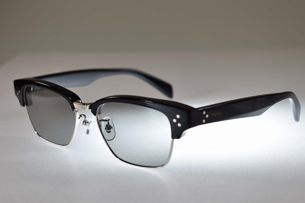 RH-BS サングラス 「RAWGUN」 BLACK ハーフリム lens：スモーク　INNOCENT Original Products