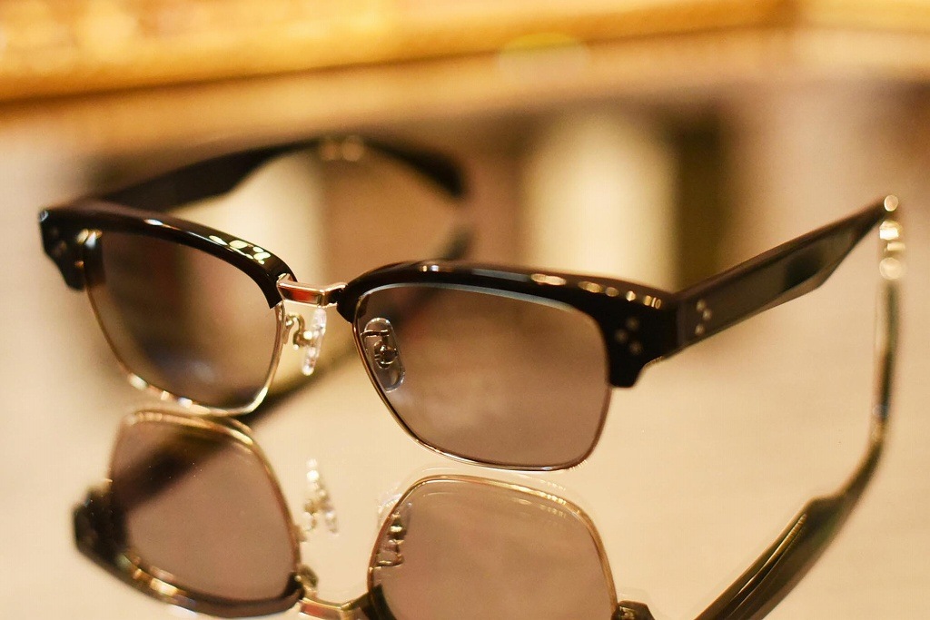 RH-BS サングラス 「RAWGUN」 BLACK ハーフリム lens:スモーク INNOCENT Original Products