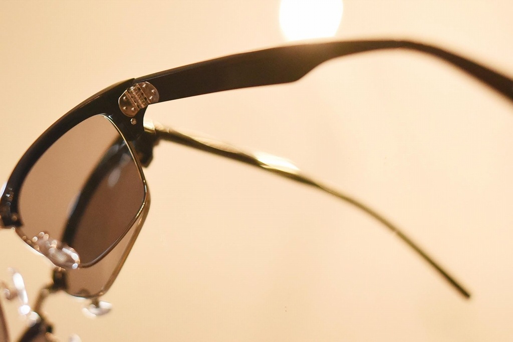 RH-BS サングラス 「RAWGUN」 BLACK ハーフリム lens:スモーク INNOCENT Original Products