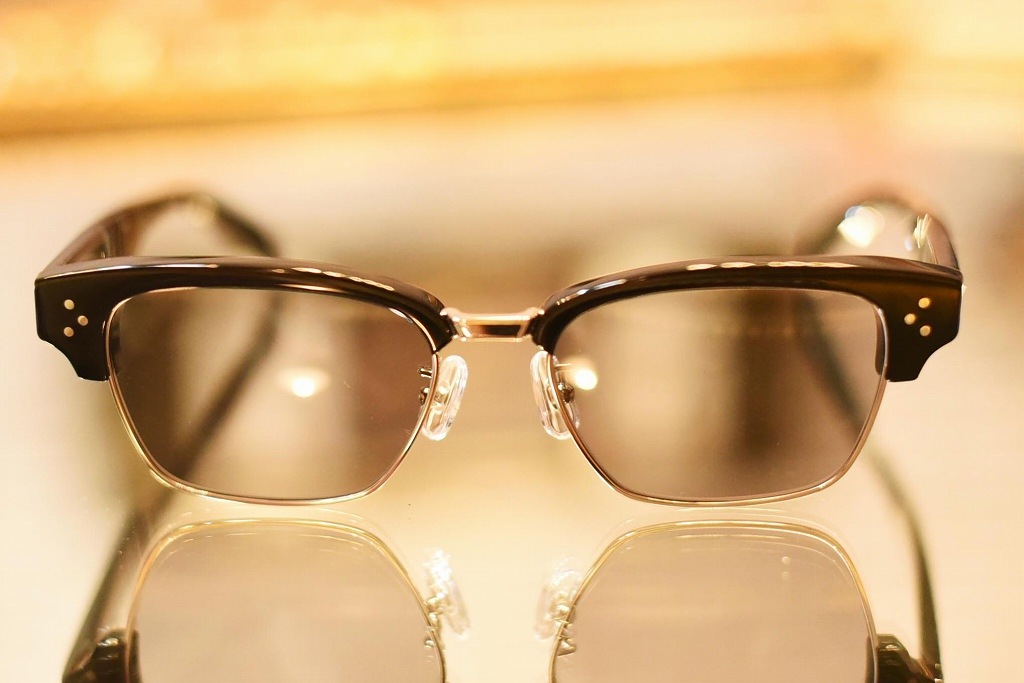 RH-BS サングラス 「RAWGUN」 BLACK ハーフリム lens:スモーク INNOCENT Original Products