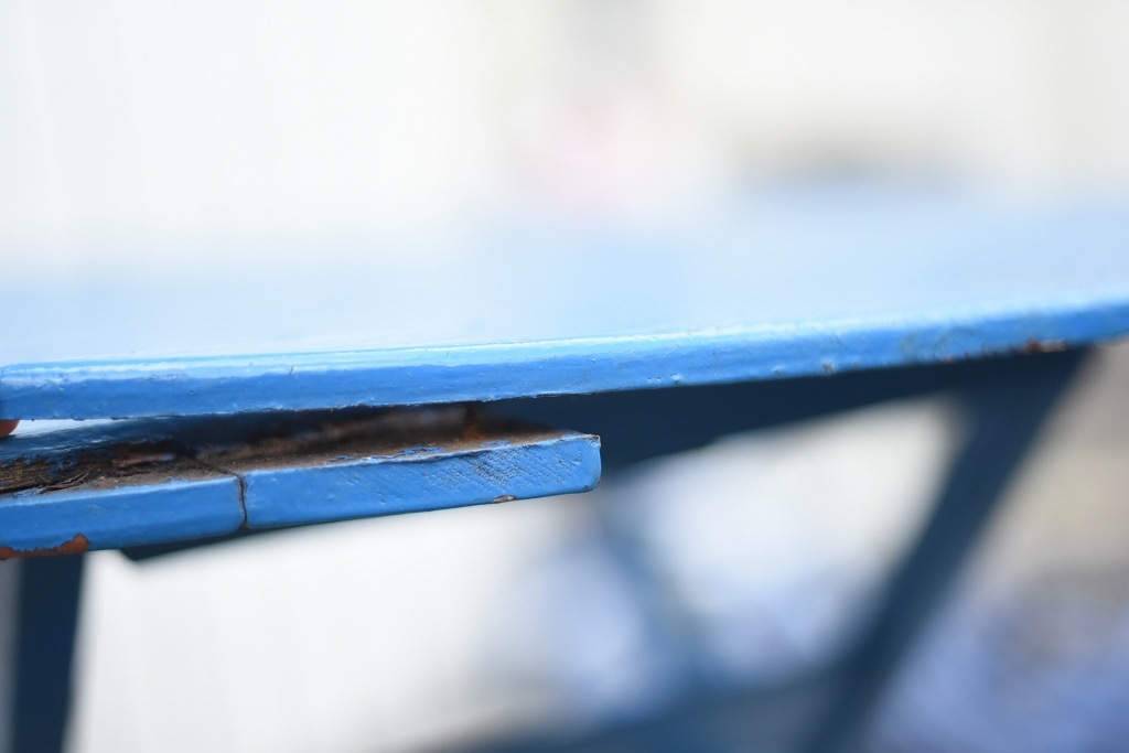 1110 ヴィンテージ　ウッド　ガーデンテーブル　英国製