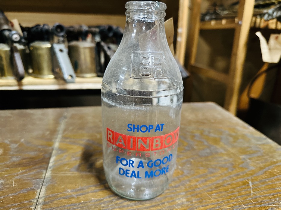 002505 ヴィンテージ　ボトル　瓶　イギリス ガラス