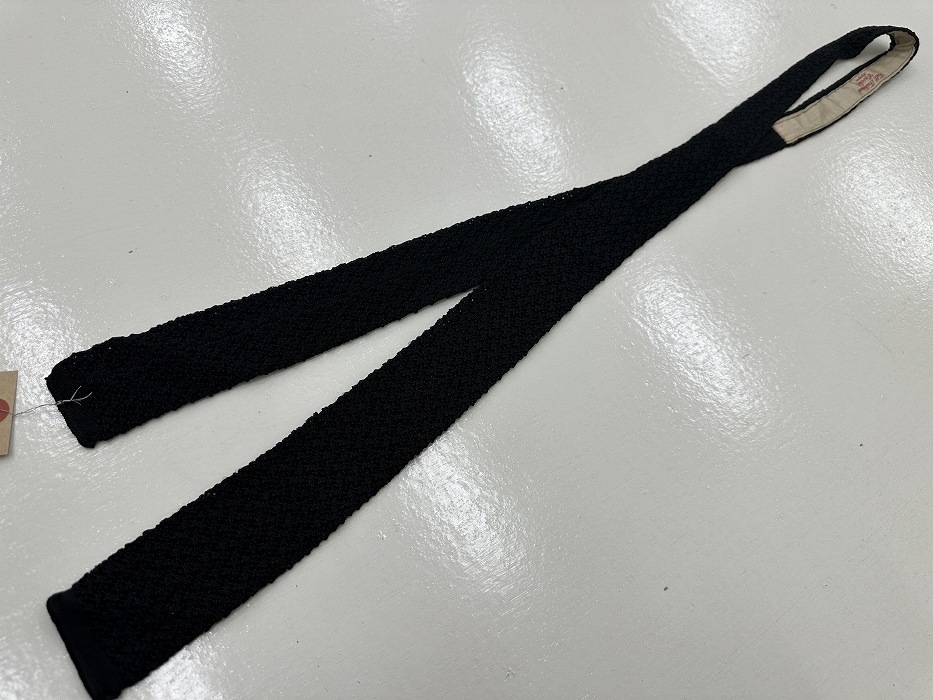 108221 Full Fashioned Crochet Rayon ヴィンテージ ネクタイ