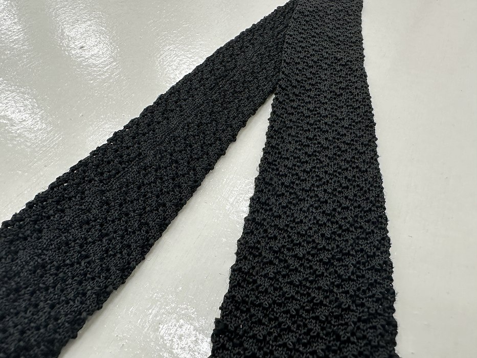 108221 Full Fashioned Crochet Rayon ヴィンテージ ネクタイ