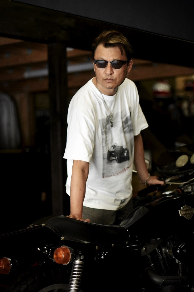 RH-BB サングラス 「RAWGUN」 BLACK ハーフリム lens：ブルー　INNOCENT Original Products