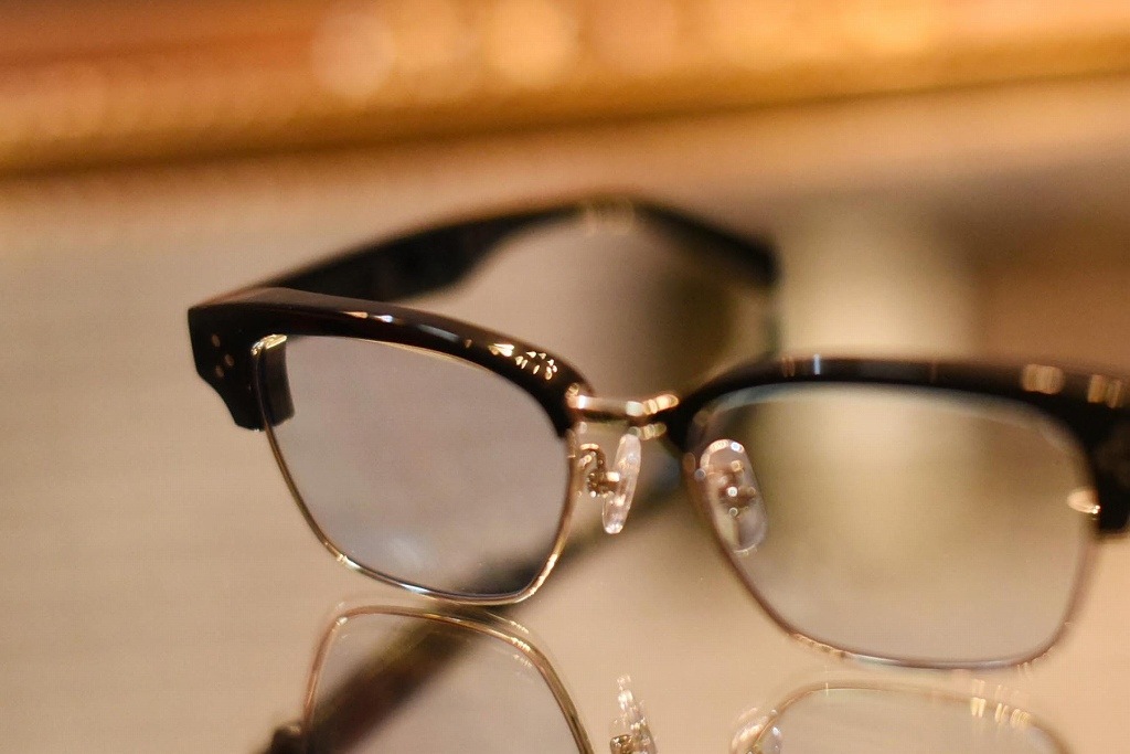 RH-BB サングラス 「RAWGUN」 BLACK ハーフリム lens：ブルー　INNOCENT Original Products