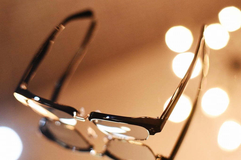 RH-BB サングラス 「RAWGUN」 BLACK ハーフリム lens：ブルー　INNOCENT Original Products