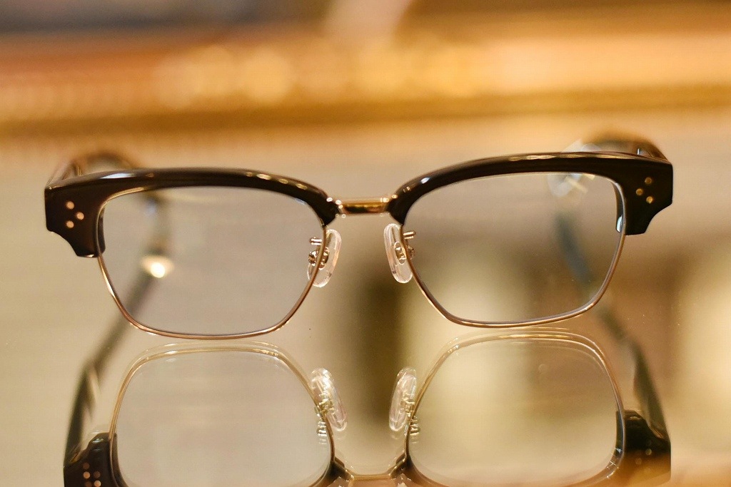 RH-BB サングラス 「RAWGUN」 BLACK ハーフリム lens：ブルー　INNOCENT Original Products