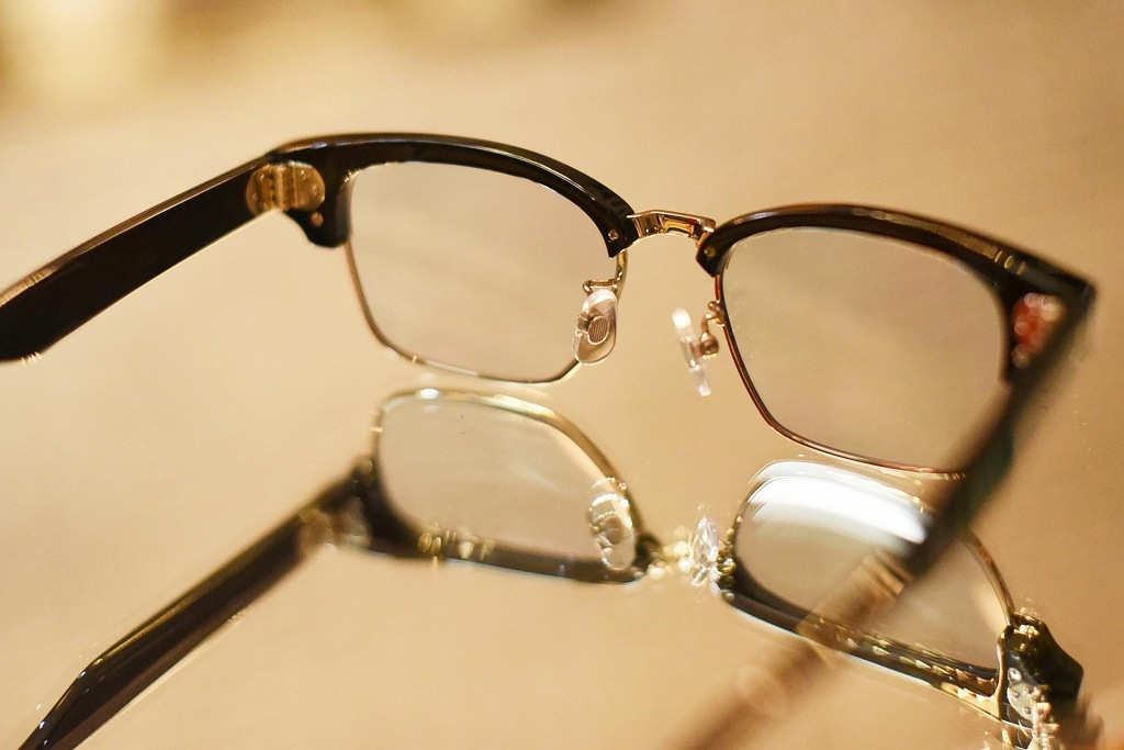 RH-BB サングラス 「RAWGUN」 BLACK ハーフリム lens：ブルー　INNOCENT Original Products